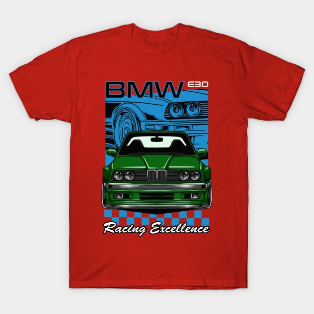 E30 Racing Excellence T-Shirt by Harrisaputra